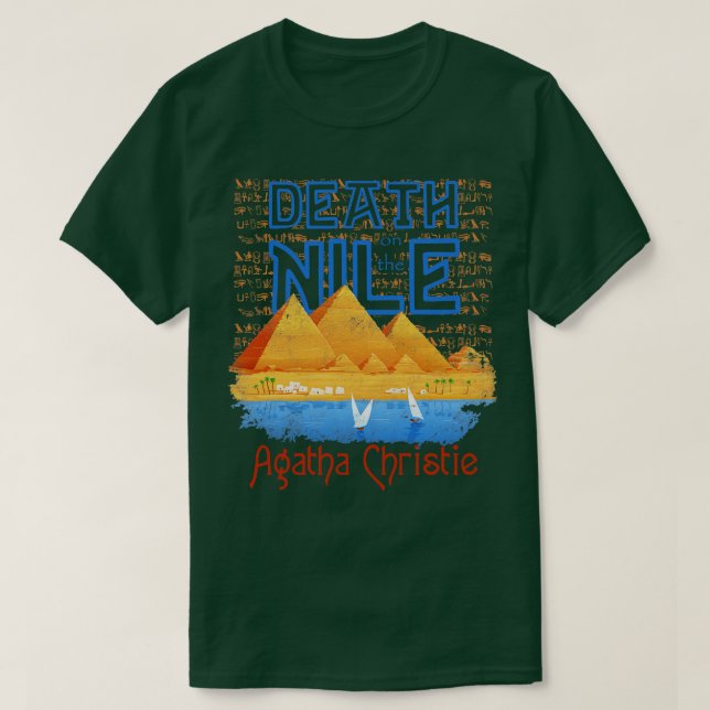 T-shirt Mort sur le Nil Agatha Christie (Design devant)