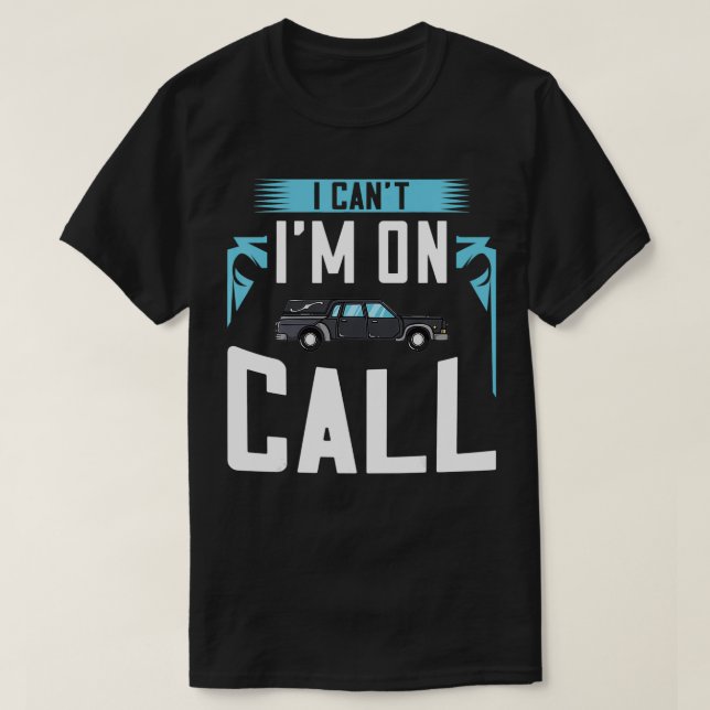 T-shirt Mortician Funeral Director Gift Cemetery Embalmer  (Design devant)