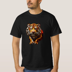 T - Shirt Mosaic gesteinigtes Glas Design.
