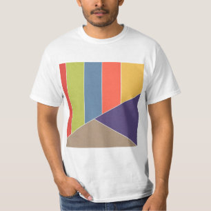 T-shirt MOSAIC rayures triangles couleur I + vos idées