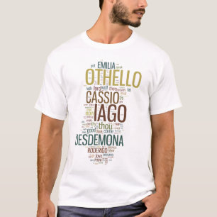 T-shirt Mosaïque de mot d'Othello