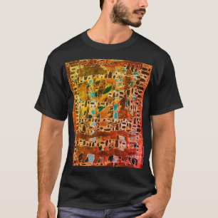 T-shirt "Mosaïque du marron" masculin