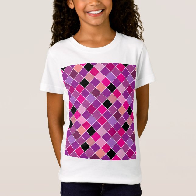 T-Shirt Mosaïque sur verre 10 (Devant)