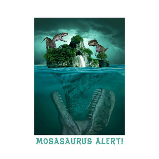 T-shirt Mosasaurus Alert! Jurassic World Dino