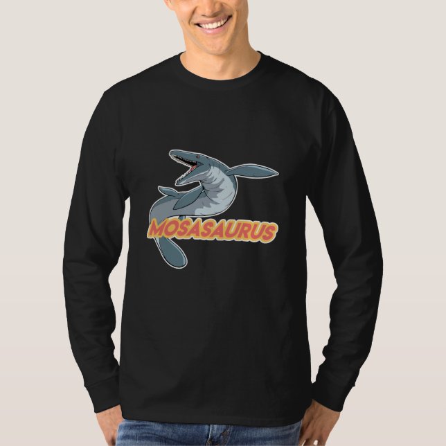 T-shirt Mosasaurus Dino Prehistoric Dinosaur  1 (Devant)
