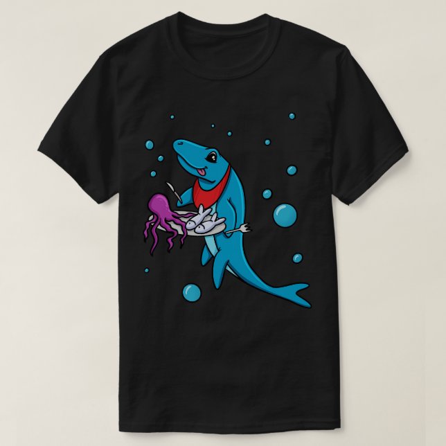 T-shirt Mosasaurus Manger (Design devant)