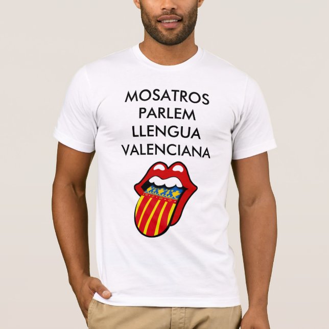 T-SHIRT MOSATROS PARLEM LLENGUA DE VALENCE (Devant)