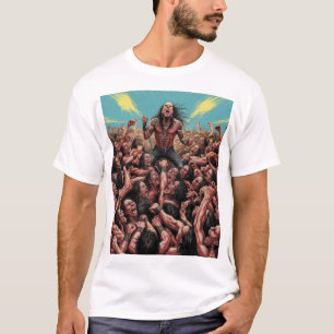 T-shirt Mosh Pit Mayhem : Furie Métal De Mort Qui Bombe Le