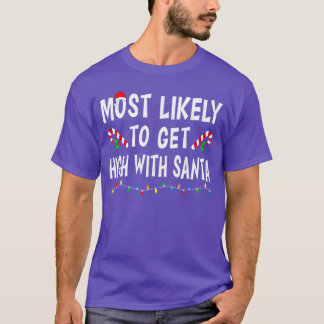 T-shirt Most Likelyo Christmas Xmas Pajamas Funny Matching