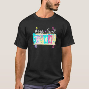 T-shirt Most Loved Granny Happy Mothers Day
