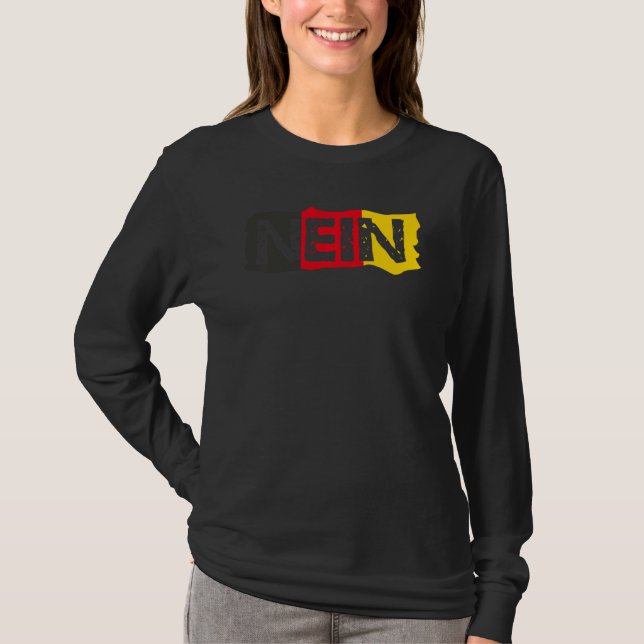 T-shirt Mot allemand Nein (Devant)
