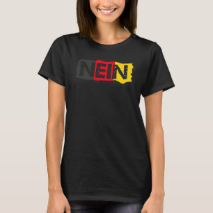 T-shirt Mot allemand Nein