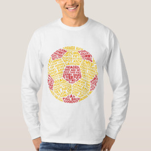T-shirt Mot de balle de football