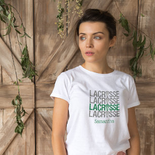 T-shirt Mot de croix vert déstabilisé