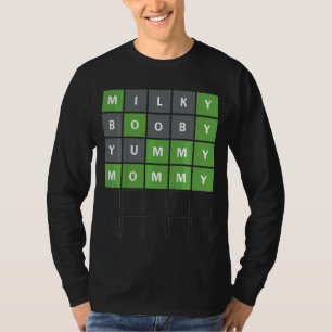 T-shirt Mot de la Fête des Mères Enfants Devinant Jeu Infi
