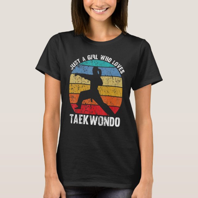 T-shirt Mot de passe-passe pour Taekwondo Kickboxer Kendo  (Devant)
