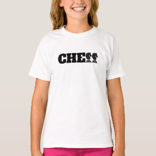 T-shirt Mot d'échecs Chevaliers Noirs Jeu créatif intellig