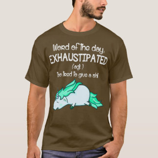 T-shirt Mot Du Jour Définition Exhaustipée Unicorn