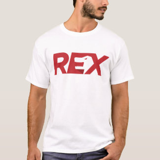 T-shirt mot-symbole avec silhouette Tyrannosaurus