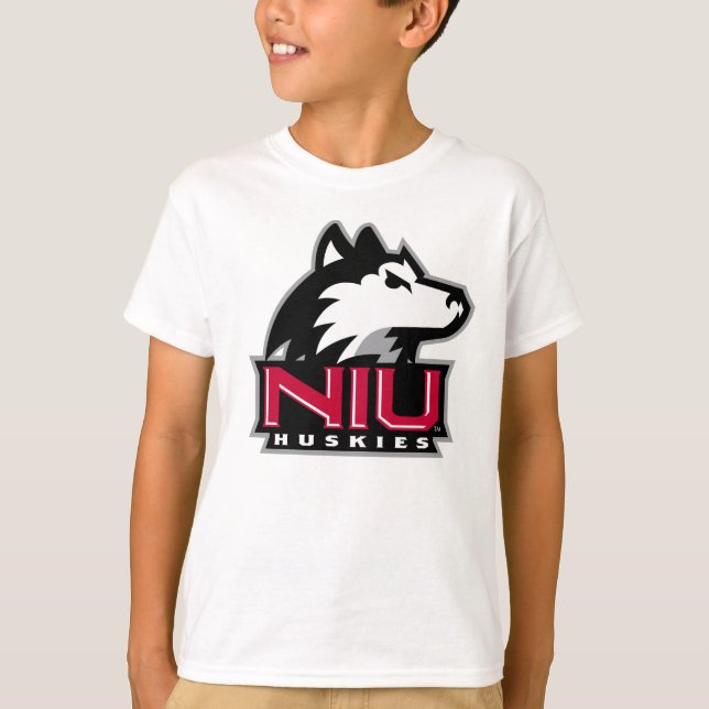 T-shirt Mot-symbole NIU Huskies (Devant)