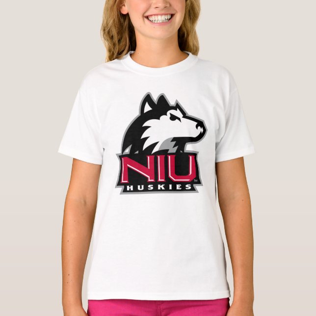 T-shirt Mot-symbole NIU Huskies (Devant)