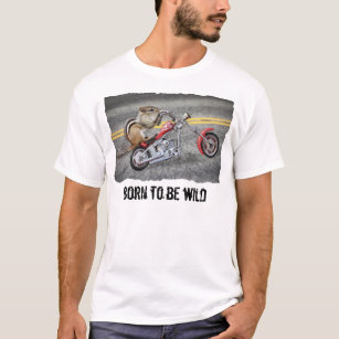 T-shirt Motard de tamia montant une moto