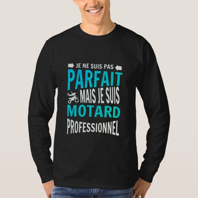 T-shirt Motard professionnel pour motard (Devant)