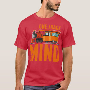 T-shirt Moteur à vapeur Locomotive du train ferroviaire