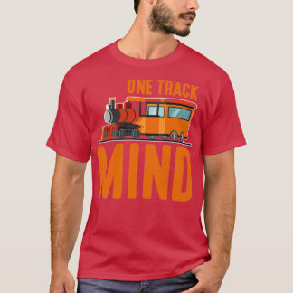 T-shirt Moteur à vapeur Locomotive du train ferroviaire