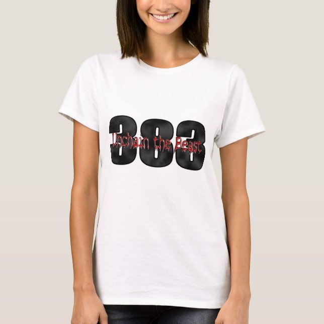 T-shirt moteur bestial de 383 stroker (Devant)