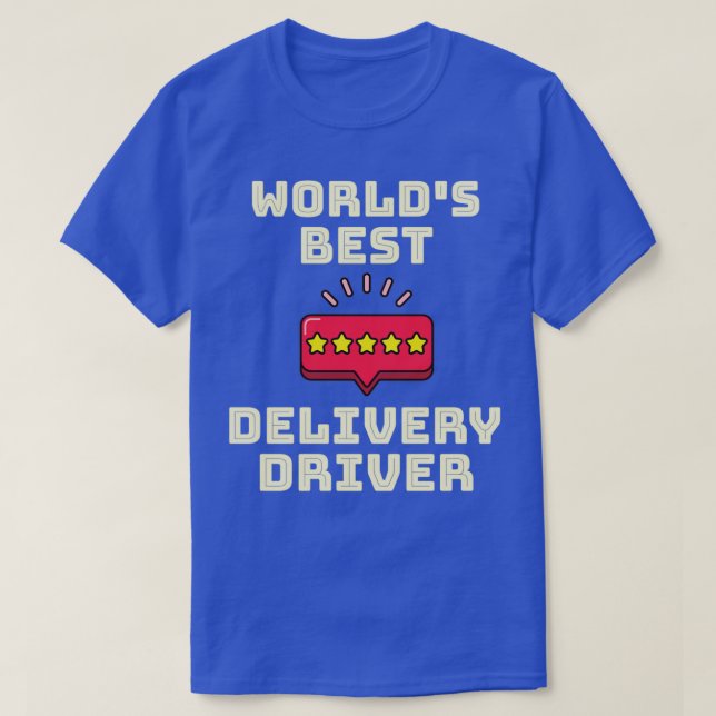 T-shirt Moteur de meilleure livraison Worlds (Design devant)