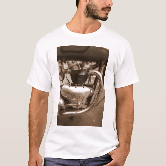 T-shirt Moteur de moto (Devant)