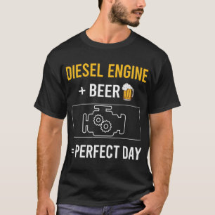 T-shirt Moteur diesel du jour de la bière