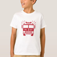 Moteur d'incendie | Chemise Anniversaire de enfant