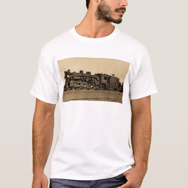T-shirt Moteur national canadien 5140 de chemin de fer (Devant)