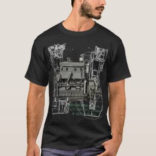 T-shirt Moteur Wisconsin Milwaukee Wisconsin Moteur à gaz