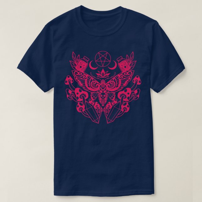 T-shirt Moth Viking Pagan Wicca167 (Design devant)
