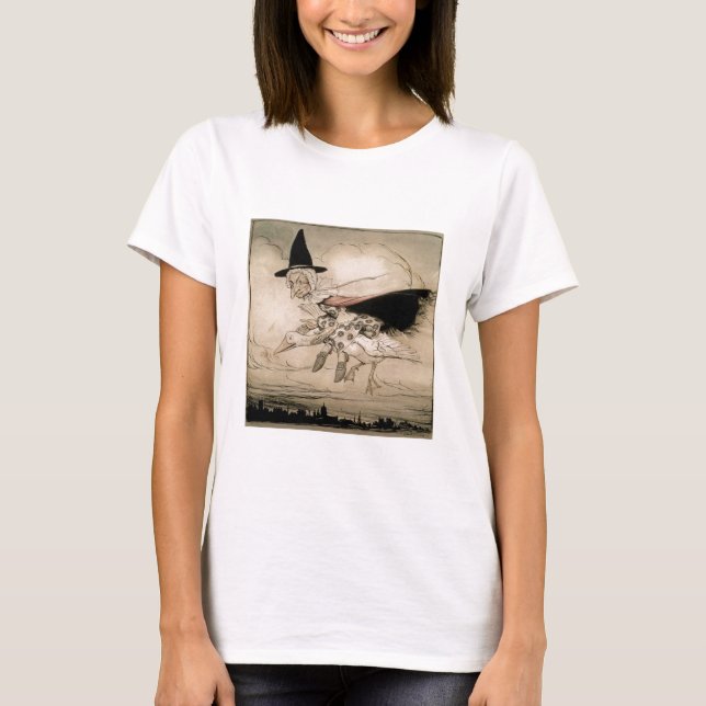T-shirt Mother Goose, Frontispiece of Mother Goose The Ol (Devant)