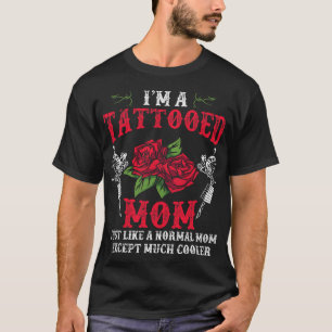 T-shirt Mothers Day Ink Gun tatouage maman Tattooist Rose