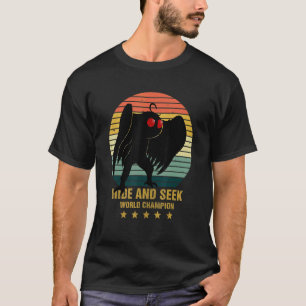 T-shirt Mothman Caché Et Chercher Le Champion Du Monde Coo