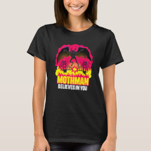 T-shirt Mothman Croit En Vous Folklore Déplaisant Cryptid