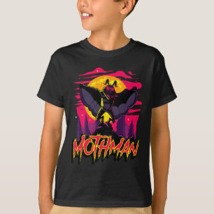 T-shirt Mothman Movie Fun Cryptid Halloween Myth Monster C