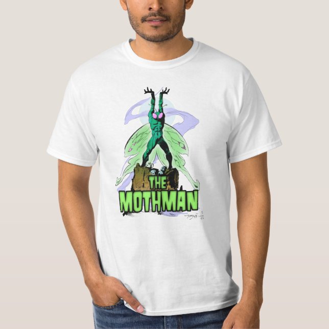 T-shirt Mothman par Mike Hoffman (Devant)
