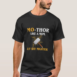 T-shirt Mothor comme maman juste plus puissante pour mère 