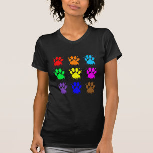 T-shirt Motif à mâchoires pour chien d'encre