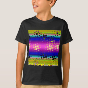T-shirt Motif Abstrait coloré