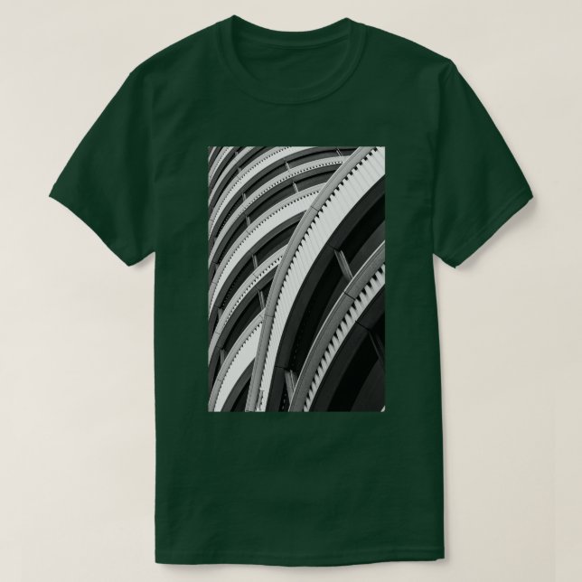 T-shirt Motif Abstrait en architecture (Design devant)