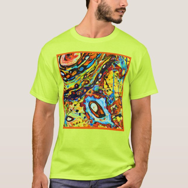 T-shirt Motif Abstrait exceptionnel (Devant)