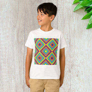 T-shirt Motif Abstrait rétroactif