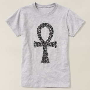 T-shirt Motif Ankh Swirl